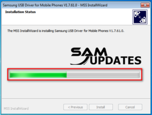 Install Samsung USB Driver