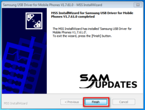 Install Samsung USB Driver