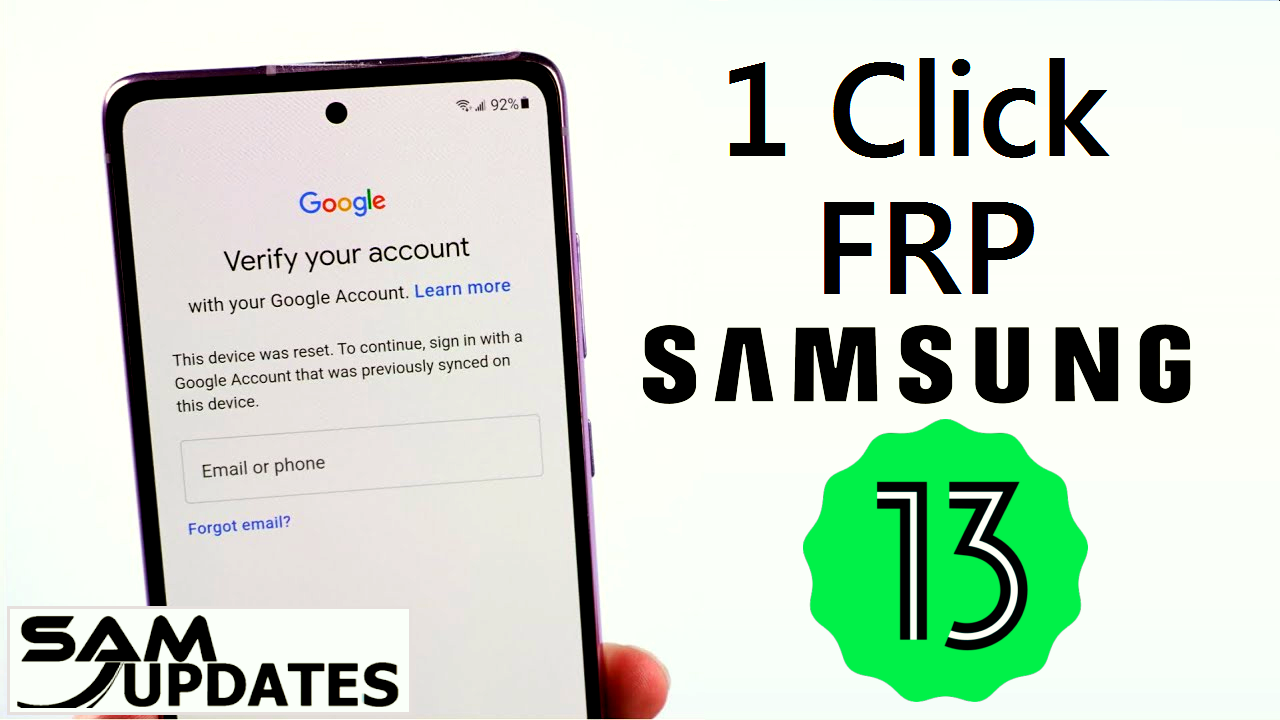 Download Samsung Android 13 FRP Lock Bypass Tool